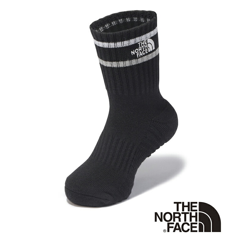 【kids】THE NORTH FACEザ・ノースフェイス　KIDS FREE RUN CREW フリーラン2Pクルー（キッズ） NNJ82305【RCP】ソックス　靴下画像
