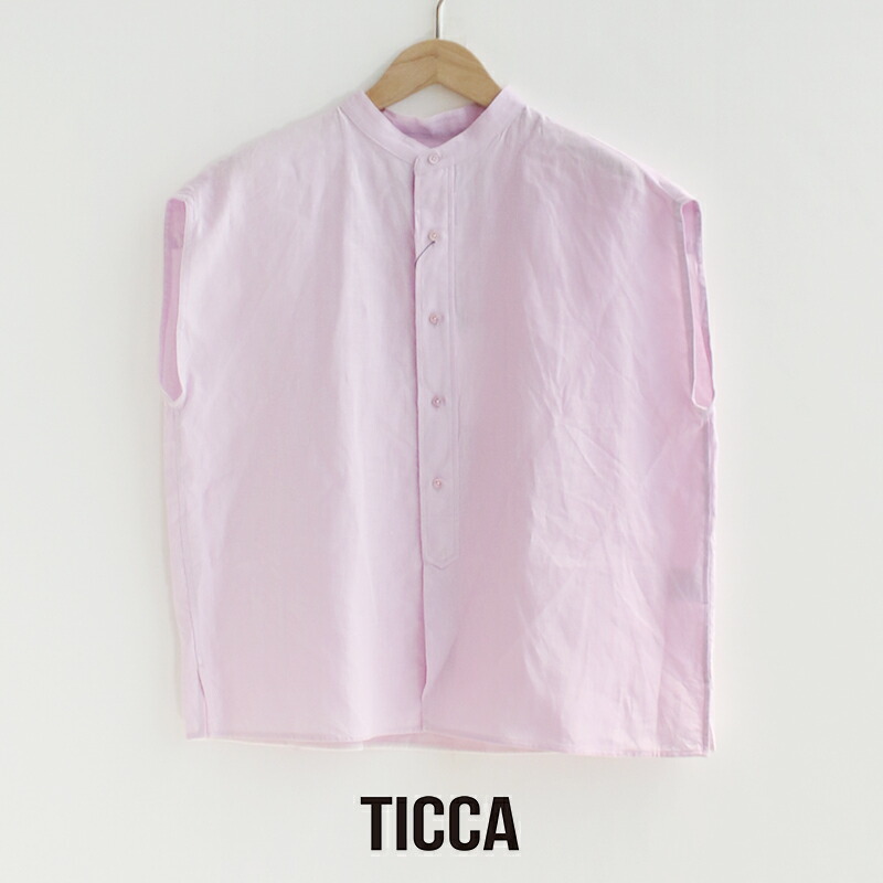 TICCA ティッカ　リネンフレンチシャツ　TBES-403【RCP】2025SS シャツ 16,170円