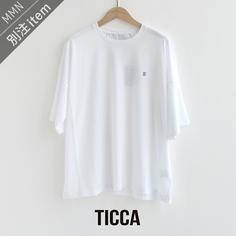 TICCA×MMN【別注品目】 ティッカ 刺しゅうティーシャツSP TBES-478-B【RCP】2025SS ティーシャツ