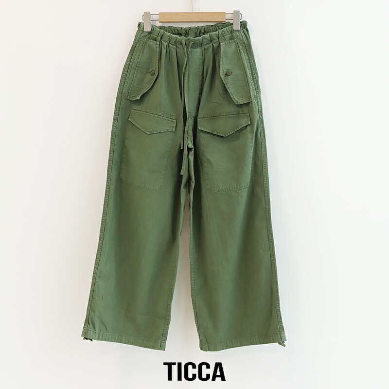 TICCA ティッカ カーゴパンツ TBFS-061【RCP】2026SS ボトムス