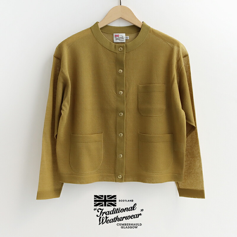 ＼Calne to Calera SALE／【20％OFF】Traditional Weatherwear トラディショナルウェザーウェア　ARKLEY KNITSHEER アークリー ニットシアー L261THKCD0309SE【RCP】2026SS トップス カーディガン｜Mmn　エムエムエヌ