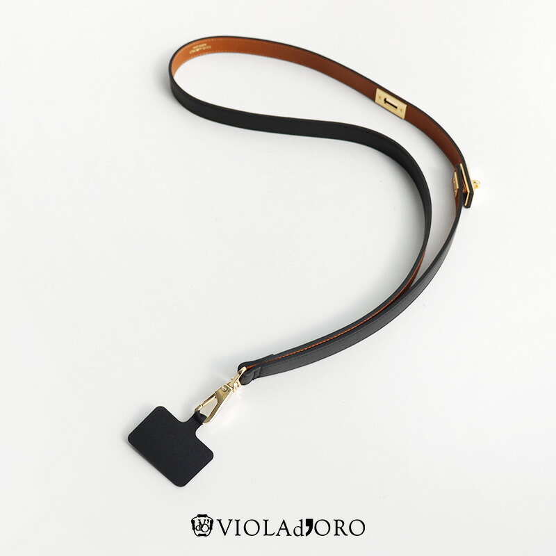 VIOLA d\u0027ORO ヴィオラドーロ ADRIA 持ちはこびストラップベルト  V-1468【RCP】 スマホ 肩先  差し上げ物