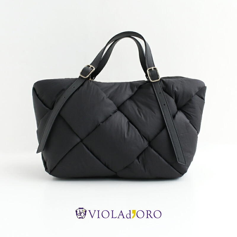 VIOLA d'ORO ヴィオラドーロ　ELMO　ナイロントートバッグ　V-8951【RCP】2025AW　バッグ｜Mmn　エムエムエヌ
