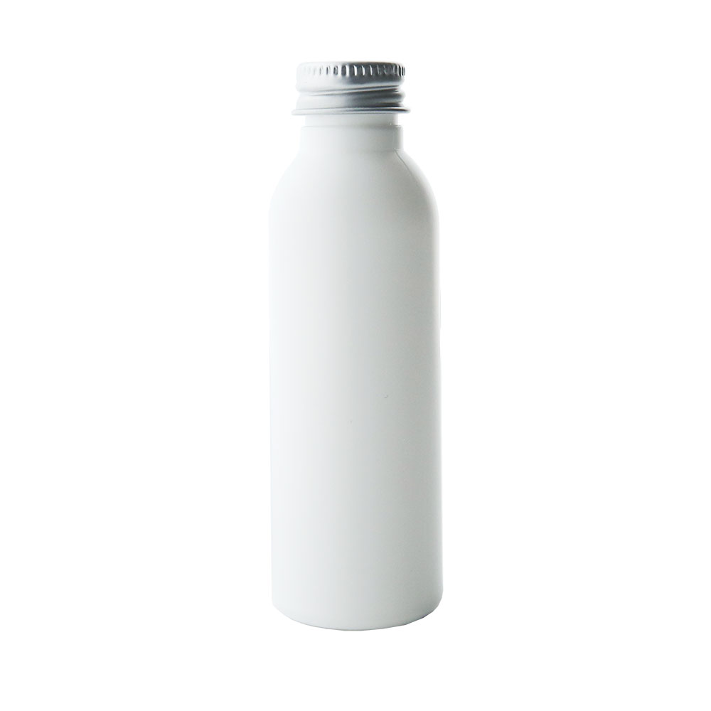 【今だけP10倍】ホワイトプラボトル・ドロッパー＆アルミキャップ［60ml ］／100個 60ml 化粧水 トナー 容器 白 詰め替え アルコールOK アトマイザー 手作り 手づくり コスメ 化粧品 除菌 プラスチック 小分け 携帯