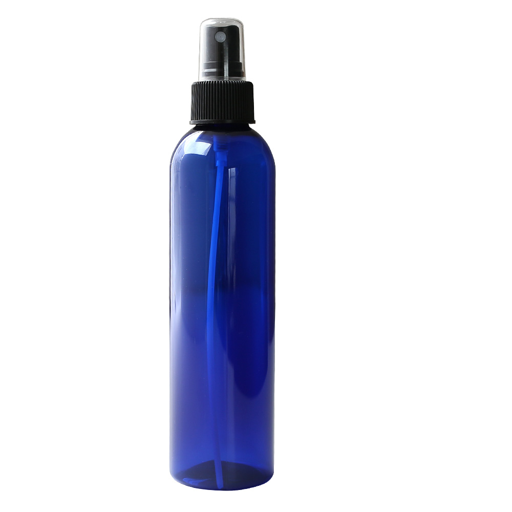 【今だけP10倍】コバルトプラボトル・スプレー[220ml ]／100個 化粧水 トナー 容器 青色 ブルー 詰め替え アトマイザー 手作り コスメ 化粧品 ルームスプレー アロマ 小分け