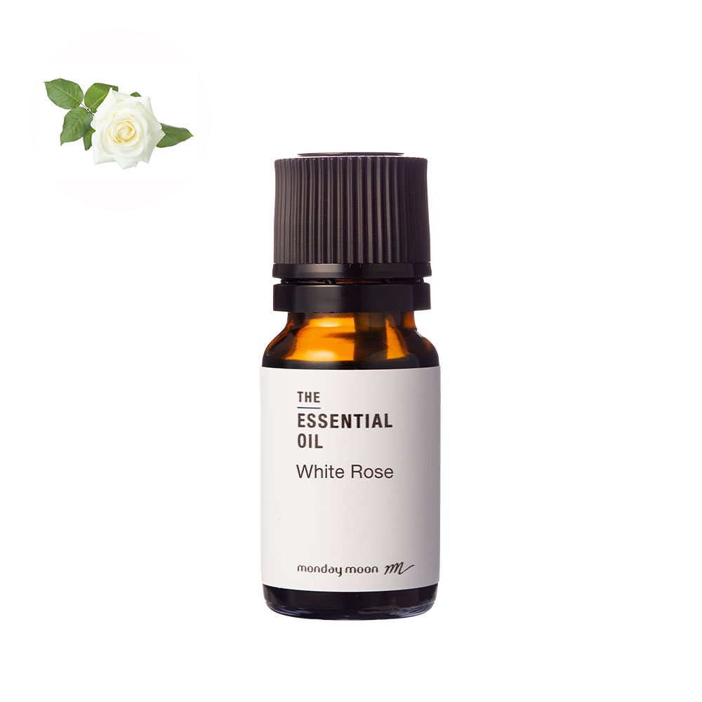 【今だけP10倍】ホワイトローズ・オットー／10ml 100% ピュア 天然 植物 無添加 精油 アロマ 人気 香水 オイル 白薔薇 フローラル 手作り コスメ 化粧品 手づくり 石鹸 石けん 原料 材料 素材 おすすめ