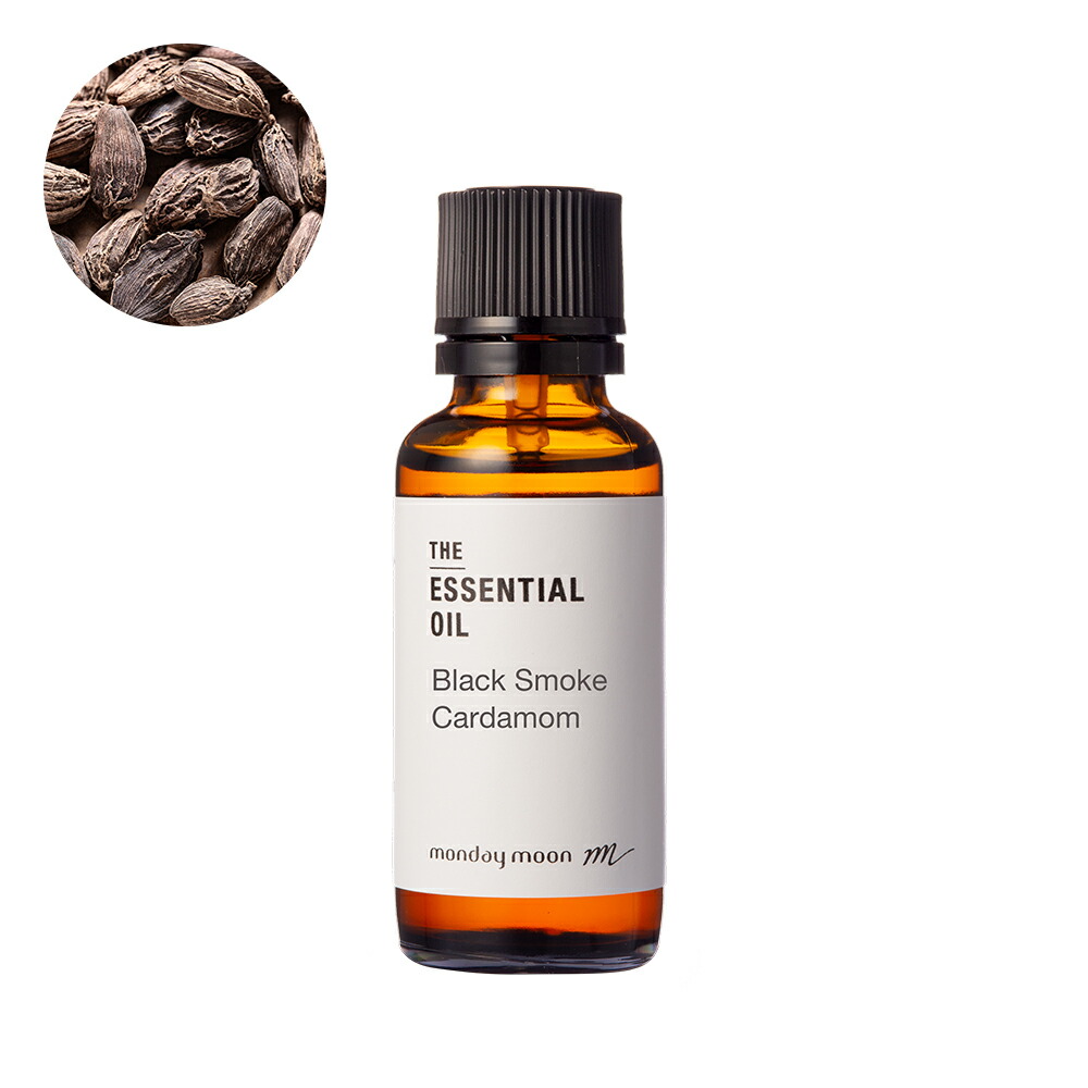 【今だけP10倍】ブラックスモークカルダモン・エッセンシャルオイル／30ml 100% ピュア 天然 植物 無添加 精油 アロマ オイル 香水 オーデコロン ルームスプレー ルームディフューザー 14,033円