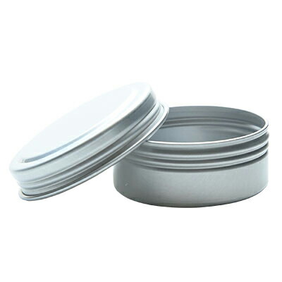 楽天市場 メール便0円 メタルフラットジャー 18ml 1個 アルミ シルバー 銀色 詰め替え容器 アトマイザー 手作りコスメ 手作り化粧品 アルミ マンデイムーン コスメ原料専門店