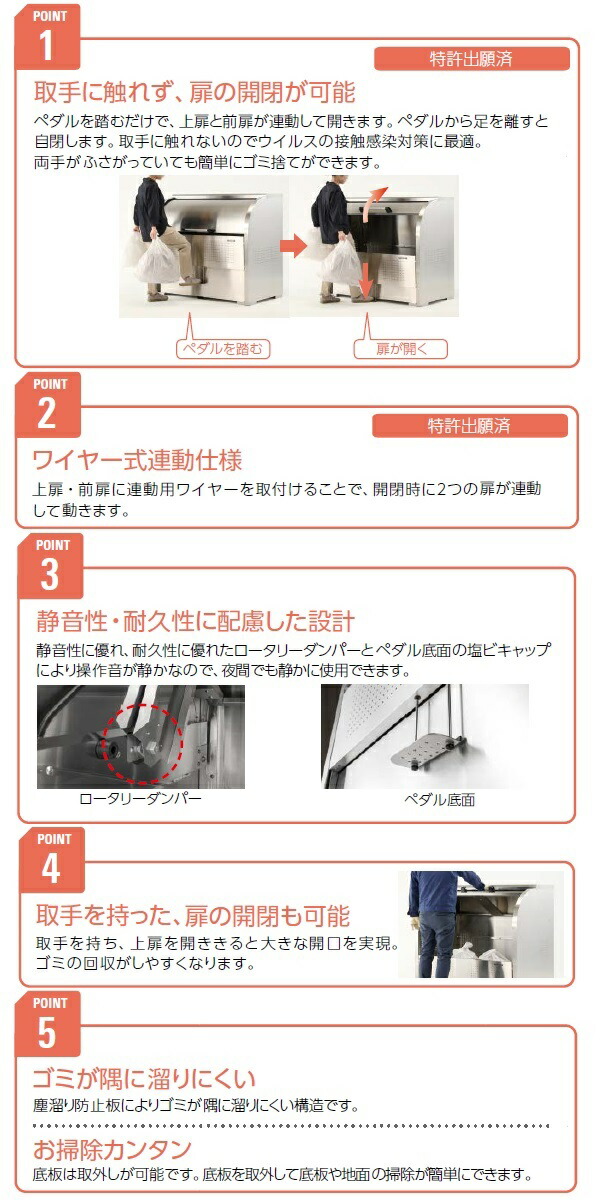 ダイケン クリーンストッカー ゴミ収集庫CKS-1607H○ペダル式開閉