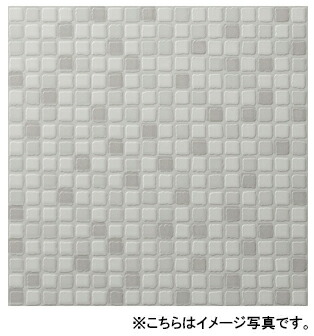 日本デコラックス モザイコ トレリス(8mm角タイル柄) キッチンパネル GX-3913LT エンボス仕様 スノーグレー サイズ3mm×910mm×1820mm (3×6版) 8,989円