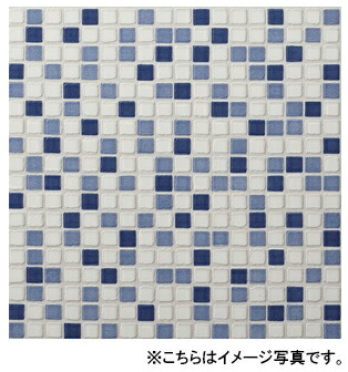 日本デコラックス モザイコ トレリス(8mm角タイル柄) キッチンパネル GX-3916LT エンボス仕様 フレッシュブルー サイズ3mm×910mm×1820mm (3×6版)