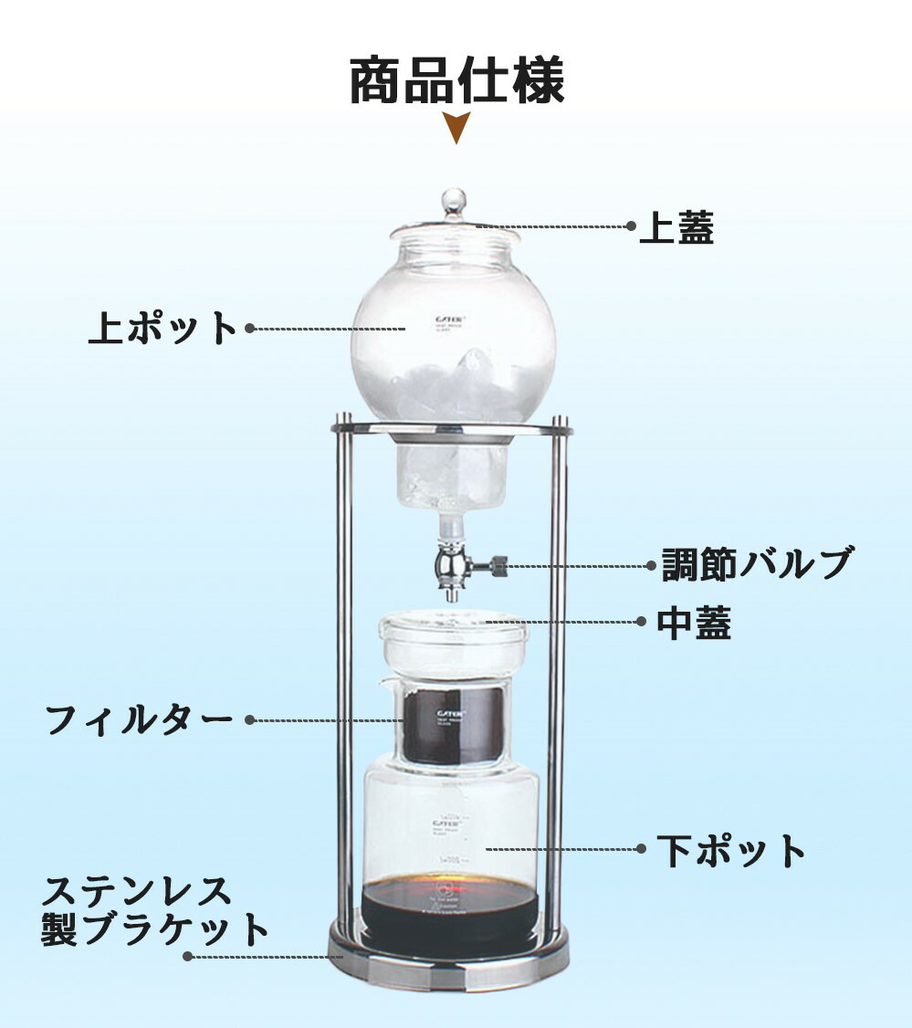 楽天市場】コーヒーメーカー アイスコーヒーメーカー 水出しコーヒー
