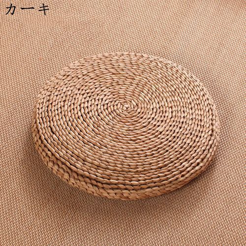 和室 居敷き座布団 オール時節 日式 厚さ6-10 丸型 わら編み 高手向かい 体圧分散 抗菌防臭 座布団 思い入れる 立ち会い場座布団 通気 座禅 晩ご飯 座蒲団