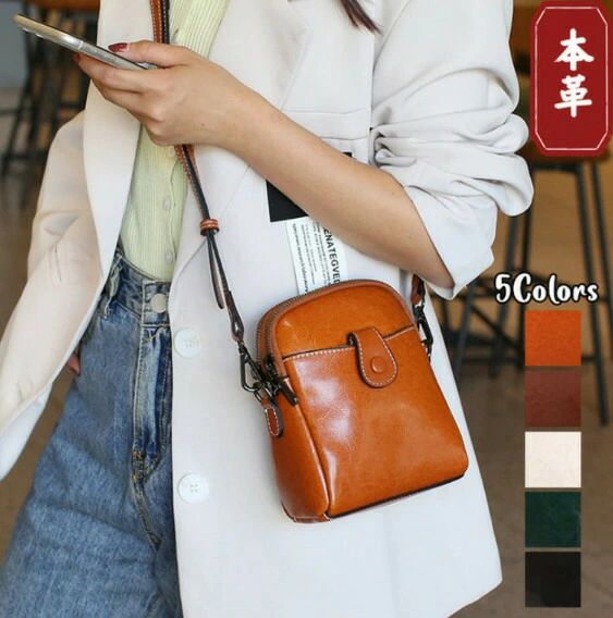 ミニバッグ iPhone 旅行 縦型 レザー 通勤 かわいい れ 斜めがけ 携帯ポシェット おしゃれ 大人 ミニ 通学 牛革 無地 携帯ポーチ