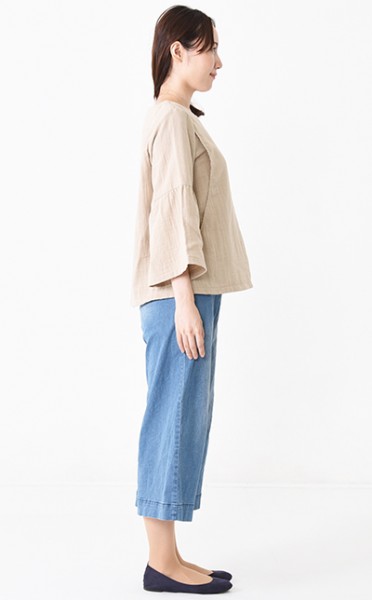 授乳服【あす楽対応】【送料無料】パーントル《授乳服授乳口付きトップスダブルガーゼ素材モーハウス》