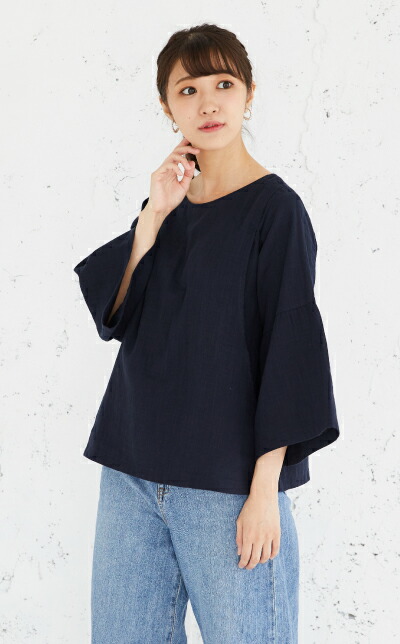 授乳服【あす楽対応】【送料無料】パーントル《授乳服授乳口付きトップスダブルガーゼ素材モーハウス》