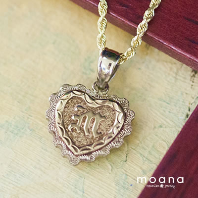 ハワイアンジュエリー ネックレス ハワイアンジュエリー イニシャルネックレス K14 2トーンハート ペンダント ピンクゴールド イエローゴールド ホワイトゴールド 送料無料 ギフト プレゼント プレゼント おすすめ 妻 彼女 大人 シンプル かわいい バレンタイン チョコ以外