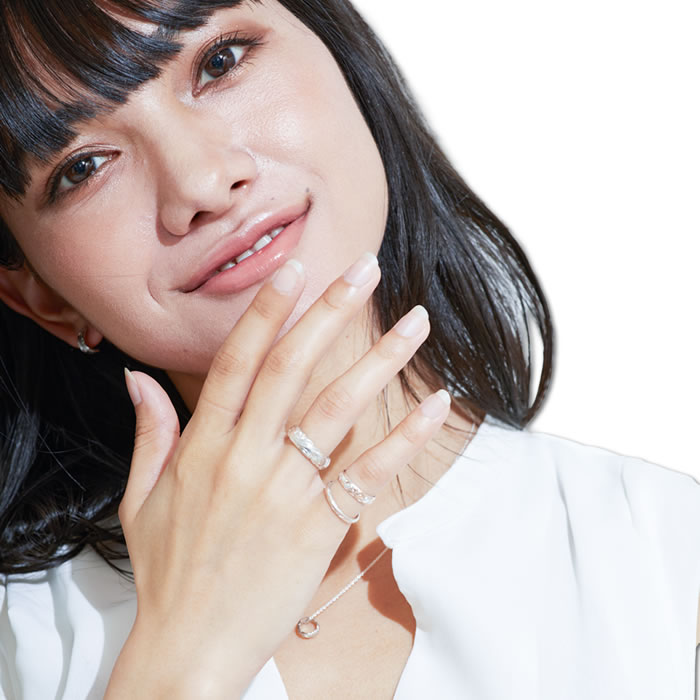 ハワイアンジュエリーペアリングシルバー925ハワイアンリングスクロール指輪ピンキーリングマリッジリング結婚指輪レディースメンズプレゼント名入れ刻印無料クリスマスギフト