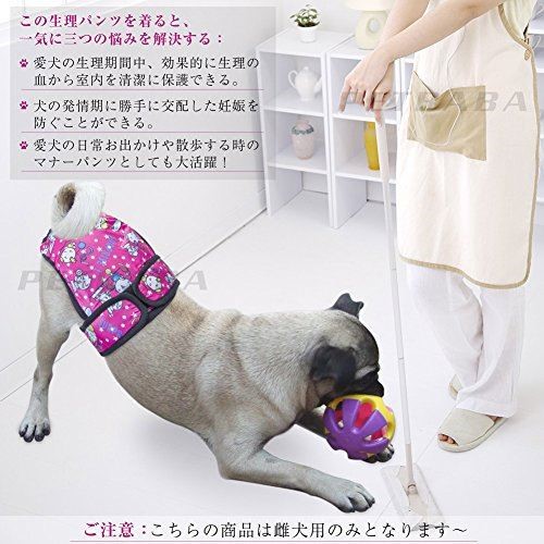 犬 おむつカバー Petbaba 犬用 サニタリーパンツ 犬 おむつ 生理用品 3枚セット 雌犬 中大型犬 老犬用 犬の発情期 介護用 マナーパンツ 可愛い柄 L Bセット 3pcs Aセット 3pcs Enof Dz