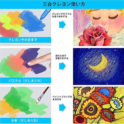 贈答品 Shuttle Art クレヨン カラーペン 絵の具 48色 洗える ウォッシャブル 落ちやすい 繰り出し式 木 ガラス ミラーに描ける 塗り絵 描き用 子供用 入園 入学お祝い プレゼント Fucoa Cl