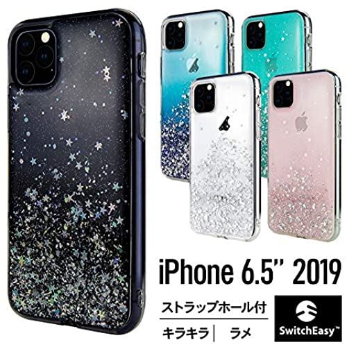 肌触りがいい Switcheasy Iphone 11 Pro Max 対応 ケース クリア キラキラ ラメ 入り ファッション 透明 ハード カバー ストラップホール 付き スマホケース Apple Iphone11 Pro Max アイフォン11プロマックス 対応 Starfield クリスタルw 格安即決