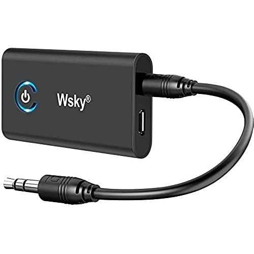 Wsky Bluetooth トランスミッター レシーバー 送信機 受信機 一台二役 オーディオ 小型 2台同時接続 低延遅 高音質 テレビ 車 Nintendo Switch対応 ブラック Bt B9 Andapt Com
