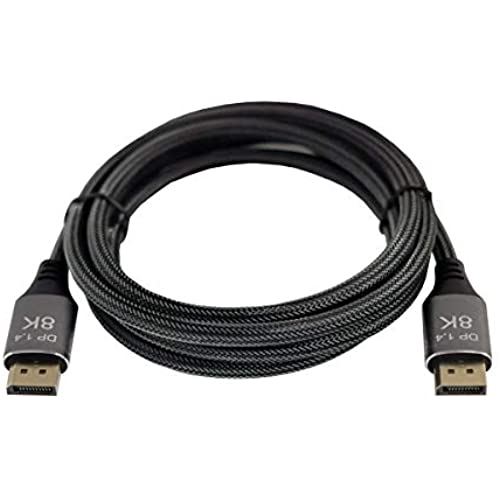 Cablecc Displayport 1 4 8k 60hz電線ultra Hd Uhd 4k 144hz Dp To Dp Cable For Video Pc Laptop Tv 5m Cjprimarycares Com