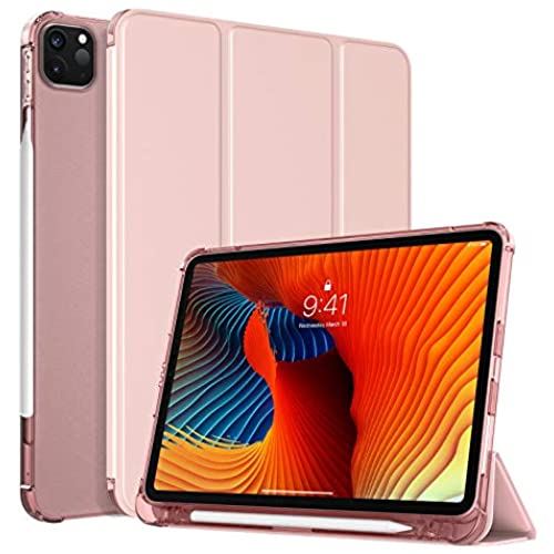 Ipad Pro 12 9 21 陳列棚 Timovo Ipad Pro 12 9 序数詞5時人 掩う Tpu オート休止状態腕前 全面貯蔵 Puレーザー 三つベンド 照明ランプ 磁石 耐効果 軽量覚え帳ジャンル 桃ゴールド Rosegold Stockholderupdates Com