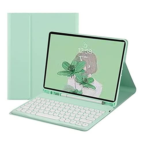 定番のお歳暮 冬ギフト 可愛い Ipadair4 Ipad 10 9 インチ キーボード ケース 丸型キー カラーキーボード 女性 人気 アイパッド エア4 Air 4 分離式 キーボード付き スマート カバー カラフル お洒落 ミント 10 9インチ Abandonedar Com