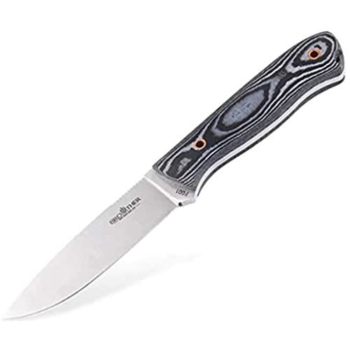 BROTHER -F001 (440C Flat Grind)ナイフ Brother Knife アウトドア キャンプ ブッシュクラフト 野遊び 登山 家庭 切れ味良い バトニング フェザースティック アウトドア ...