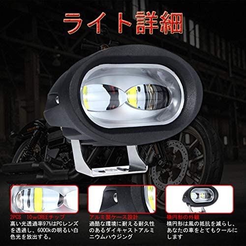 LEDフォグランプワークライト40w7d広角タイプホワイトCREE社製チップ搭載10V-30VDV対応オードバイバギー適用防水作業灯PCレンズ角度調整可能2個セットGREENBEAN