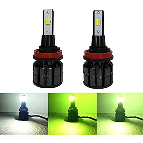 NZ LIGHTNING H11 H8 H9 H16 対応 走行中 3色切替 ライムイエロー ホワイト ライムホワイト 24000 ルーメン LEDヘッドライト フォグライト レモンイエロー ライムグリーン H8 H11 H16 対応