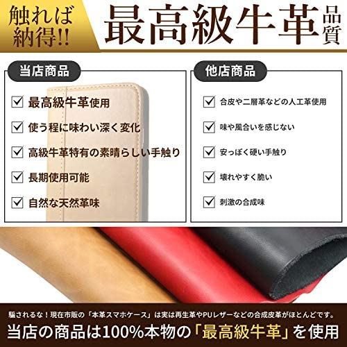 CIBOLA高級牛革iPhone13miniケース手帳型本革アイフォン13ミニカバー耐衝撃スタンド機能カード収納マグネット内蔵iphone13mini5.4インチ対応ブラック