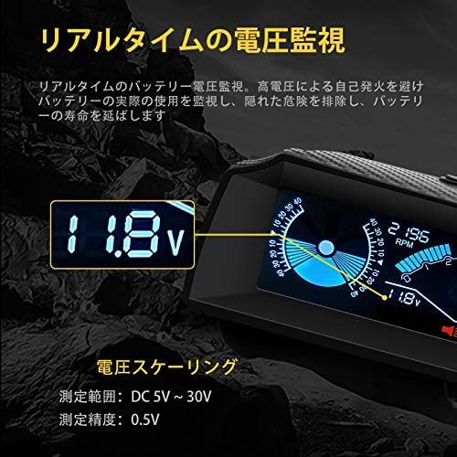 日本未発売 Hudヘッドアップディスプレイ Obd2モード搭載 車載スピードメーター 警報機能 水温とバッテリー電圧を監視 車の仰角 ロール角を表示 Qdtek Vn