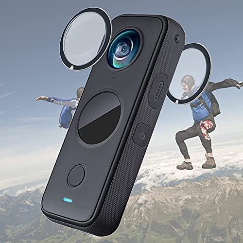 Insta360対応 ONE X2 粘着式レンズ保護フィルム 液晶保護 キズ防止 高