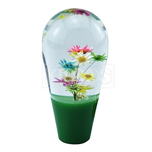 2502円 送料無料限定セール中 クリスタル シフトノブ 水中花 昭和 ...