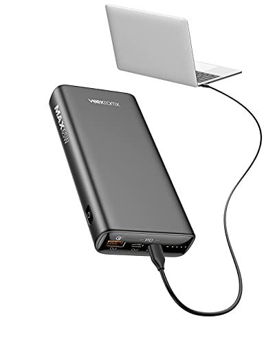 モバイルバッテリー ノートパソコン 65W 急速充電 PD QC 3.0 対応 20000mAh大容量 Type-C入出力 Type-C出力 USB出力 3台デバイス同時充電