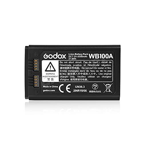 結婚祝い GODOX WB100A WB100バッテリー AD100PROフラッシュストロボ