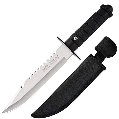 残欠　サバイバルナイフ　ケース付き 楽天市場】シースナイフ キャンプナイフ【全長280mm ケース付き