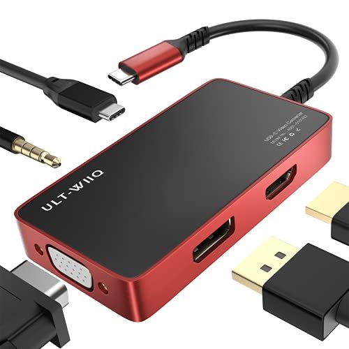 91 Off Ult Wiiq 5 In 1 Usb Cハブ Type Cドッキングステーション 1入力3出力同期出力多機能usb C映像変換器 4k対応 Hdmi Dp Vga出力ポート 3 5mmオーディオマイク Pd Fucoa Cl