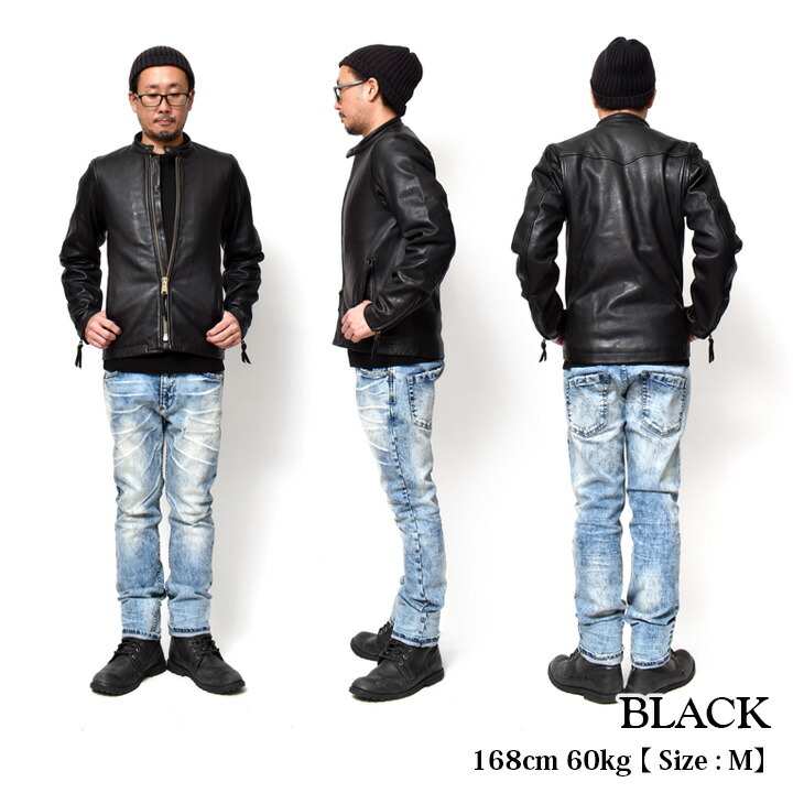 国内正規品 人気 かっこいい おしゃれ 服 冬 秋 革ジャン ブランド ジャケット アウター アメカジ 黒 ブラック M Xl 本革 ラムレザー メンズ ライダースジャケット レザージャケット 代 ブルゾン ライダース メンズファッション カジュアル 短い 着丈 大人 50代 40