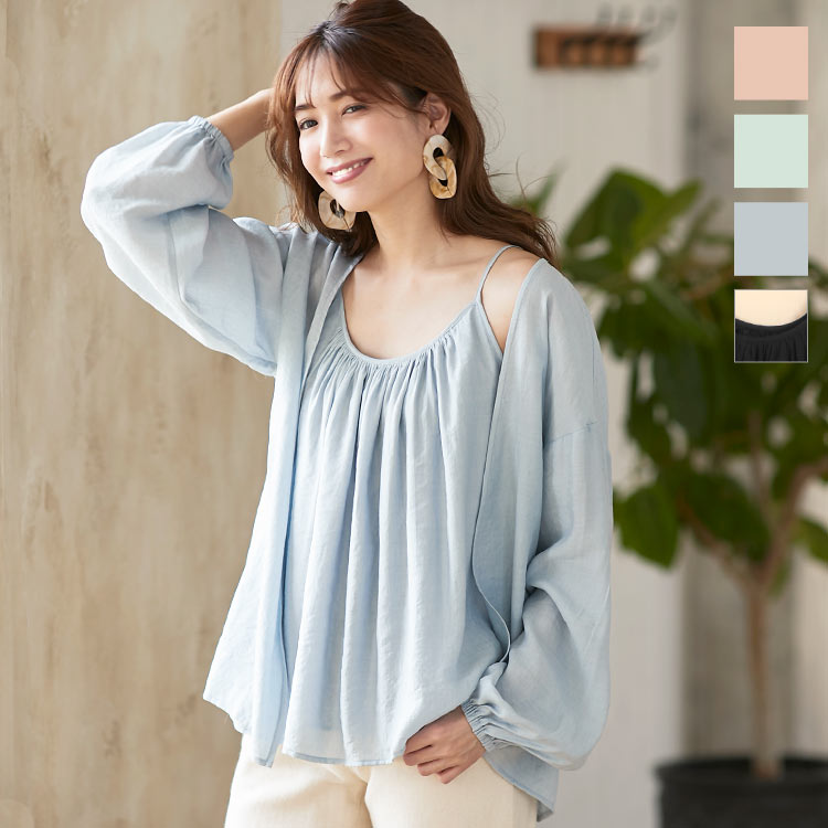 楽天市場】リネンブレンドガウンコート [K1025] レディース アウター