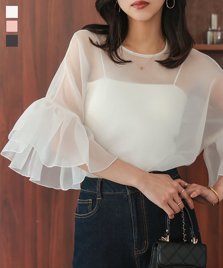 chloe シアーレース ブラウス 楽天市場】【感謝価格】『シアーレースブラウス』[somari