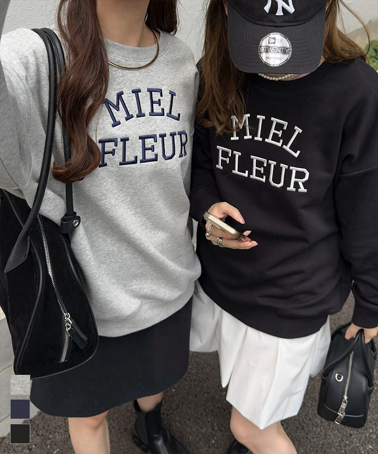 楽天市場】ハート刺繍 スウェット トップス レディース ハート