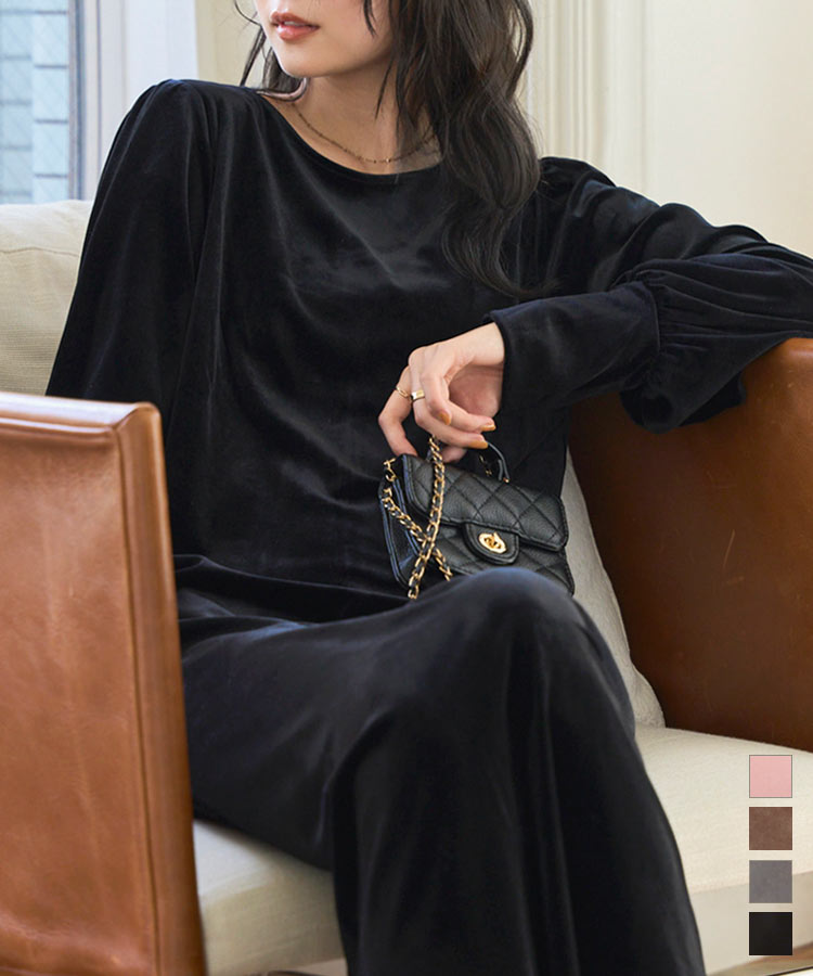 【美品】 naokitomizuka ベロアワンピース レディース 333◇ベロアワンピース グレー axes femme KAWAII アクシーズ