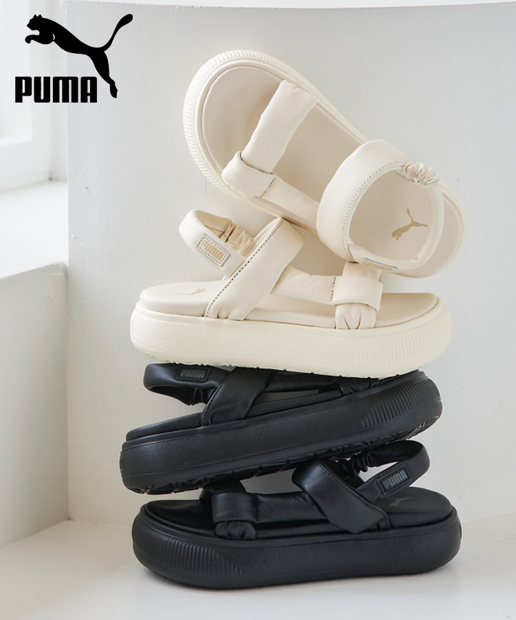 [ PUMA ]スウェードマユサンダルサマーウィメンズ [I2559] レディース 20代 30代 40代 プーマ スウェードマユ サンダル サマー ウィメンズ サマーウィメンズ 厚底サンダル 厚底 アイボリー 白 ブラック 黒 シューズ ヒール 靴 大きいサイズ スポーツサンダル スポサンのご紹介