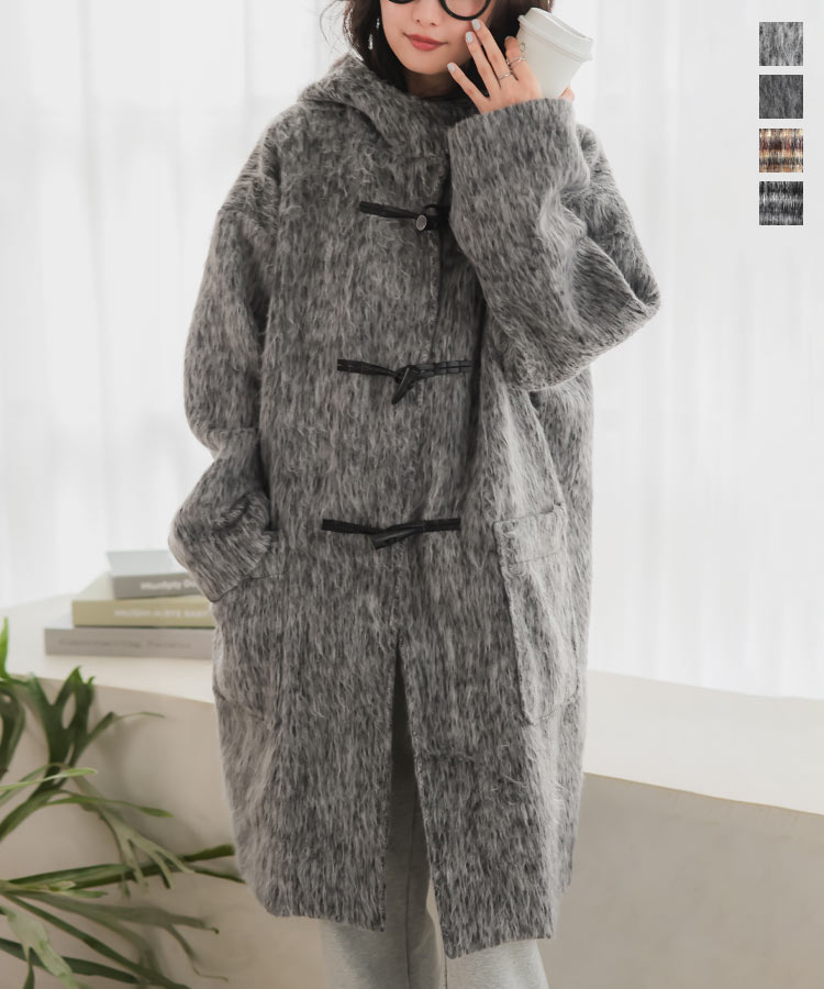 楽天市場】シャギーチェックコート [K1207] レディース アウター