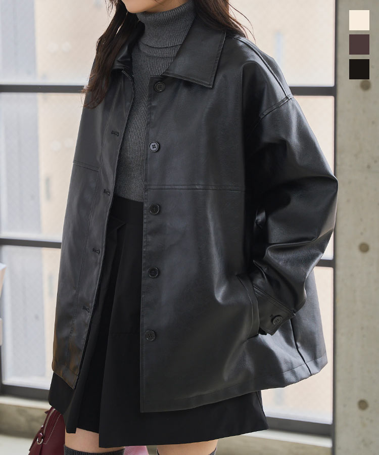 楽天市場】 フェイクスエード×ファーライダースジャケット