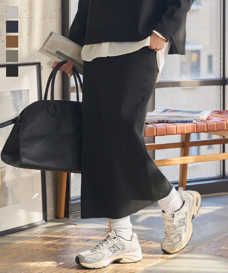 楽天市場】 [ 2点セット ]ノースリーブニット+フレアスカート