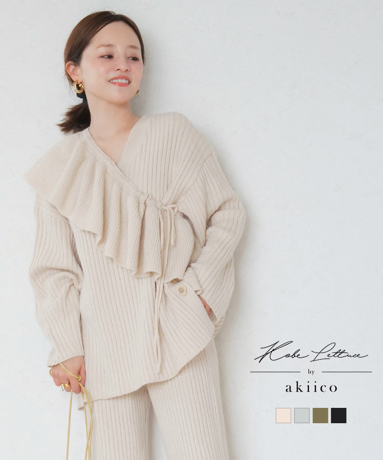 マルボン ゴルフ ニット Vネック セーター 刺繡 レディース【新品&amp;S～L】 HUG.U ニット 刺繍 バルキーニット レディース セーター